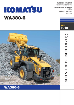 Radlader Komatsu WA380-6