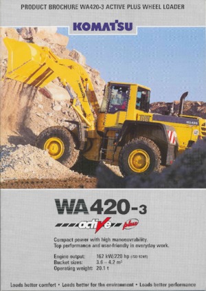 Radlader Komatsu WA 420-3