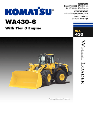 Radlader Komatsu WA430-6E0