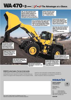 Radlader Komatsu WA470-3 active Plus
