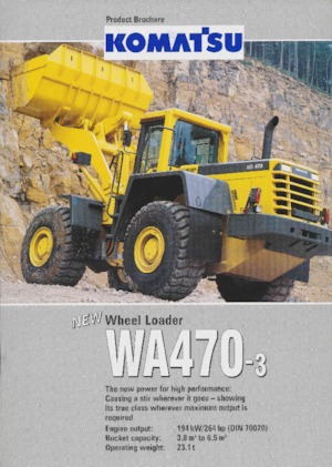 Radlader Komatsu WA 470-3
