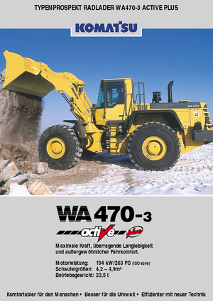 Radlader Komatsu WA470-3 active Plus