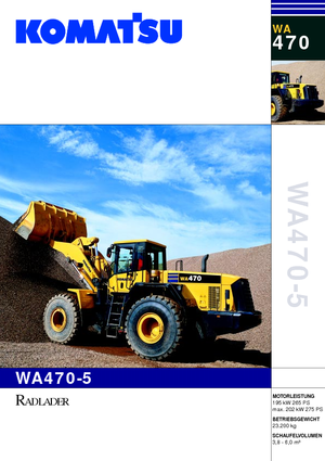 Radlader Komatsu WA470-5