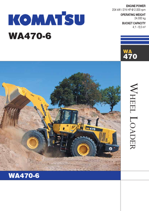 Radlader Komatsu WA470-6