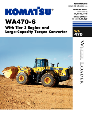 Radlader Komatsu WA470-6