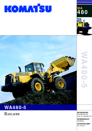 Radlader Komatsu WA480-5