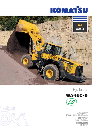 Radlader Komatsu WA480LC-6