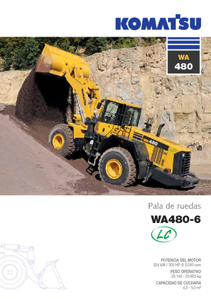 Radlader Komatsu WA480LC-6