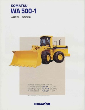 Radlader Komatsu WA 500-1