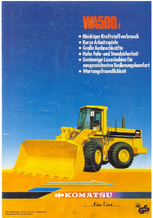 Radlader Komatsu WA500-1