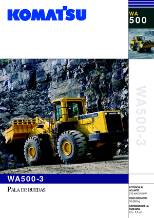 Radlader Komatsu WA500-3