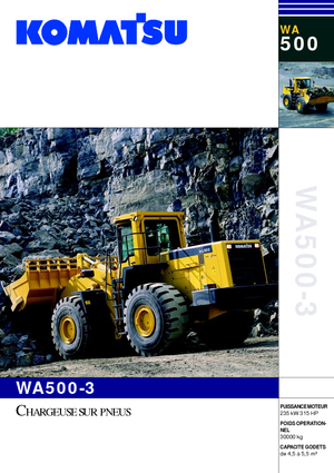 Radlader Komatsu WA500-3