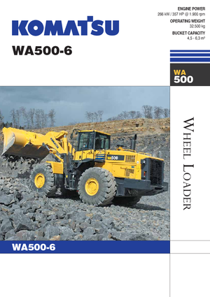 Radlader Komatsu WA500-6