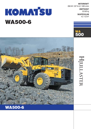Radlader Komatsu WA500-6