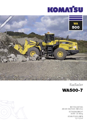 Radlader Komatsu WA500-7