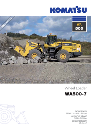 Radlader Komatsu WA500-7