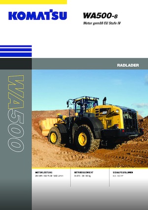 Radlader Komatsu WA500-8E0