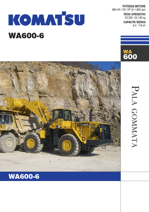 Radlader Komatsu WA600-6