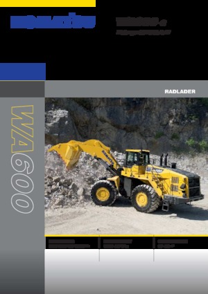 Radlader Komatsu WA600-8E0