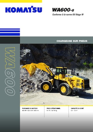 Radlader Komatsu WA600-8E0