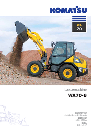Radlader Komatsu WA70-6