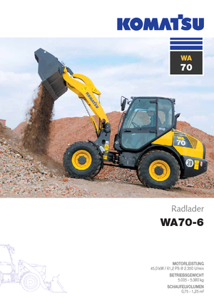 Radlader Komatsu WA70-6