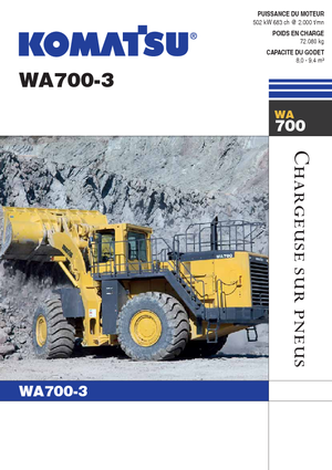 Radlader Komatsu WA700-3