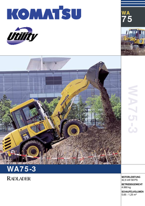 Radlader Komatsu WA75-3 Fleet