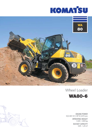 Radlader Komatsu WA80-6
