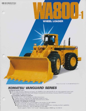 Radlader Komatsu WA 800-1