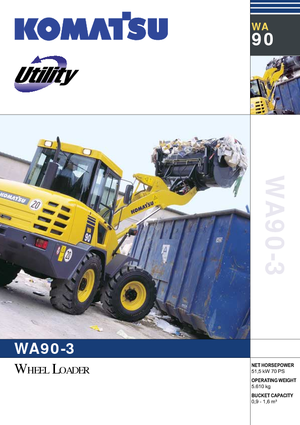 Radlader Komatsu WA90-3