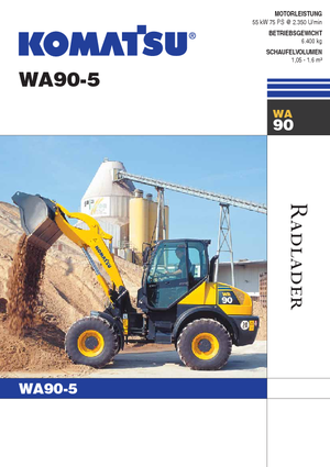Radlader Komatsu WA90-5