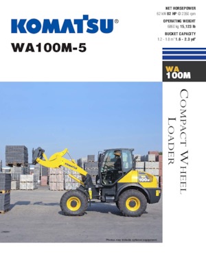 Radlader Komatsu WA100M-5
