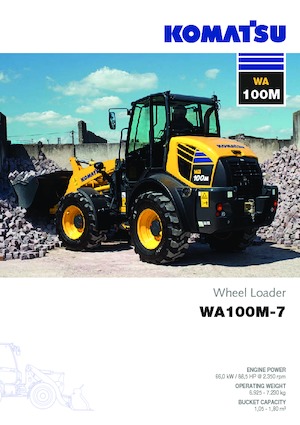 Radlader Komatsu WA100M-7