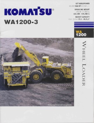 Radlader Komatsu WA1200-3