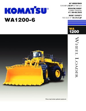 Radlader Komatsu WA1200-6