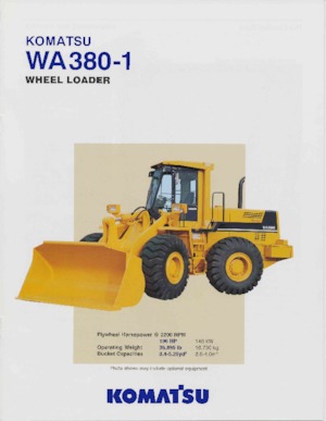 Radlader Komatsu WA380-1