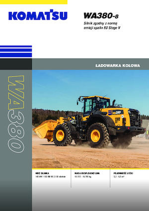 Radlader Komatsu WA380-8E0
