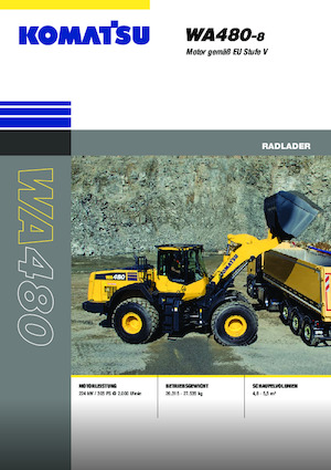 Radlader Komatsu WA480-8E0