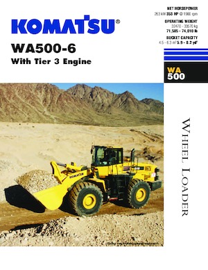 Radlader Komatsu WA500-6