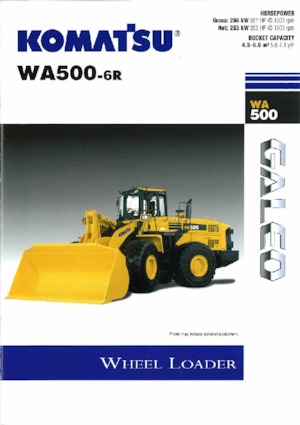 Radlader Komatsu WA500-6R