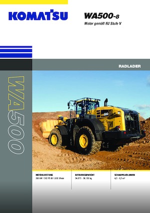 Radlader Komatsu WA500-8