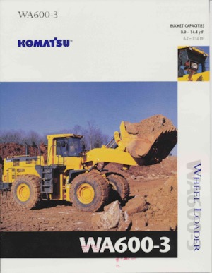 Radlader Komatsu WA600-3