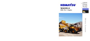 Radlader Komatsu WA600-6