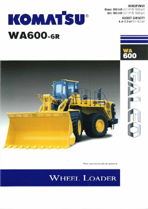 Radlader Komatsu WA600-6R