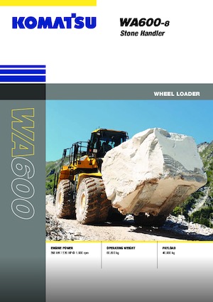Radlader Komatsu WA600-8