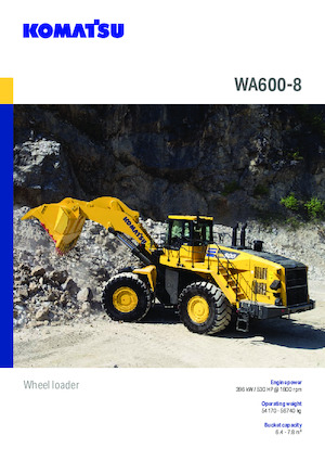 Radlader Komatsu WA600-8E0