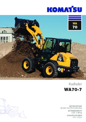 Radlader Komatsu WA70-7 