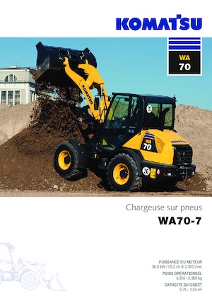 Radlader Komatsu WA70-7 