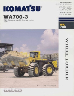 Radlader Komatsu WA700-3
